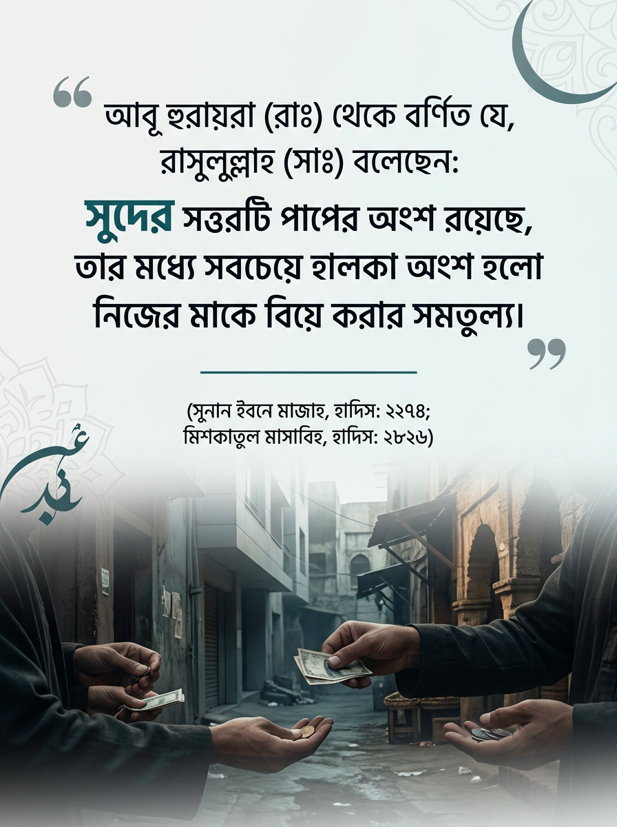 Islamic Hadith Poster (Bengali)