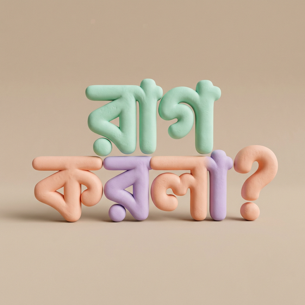 Chunky Clay Typography